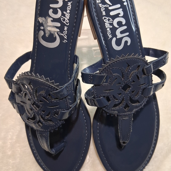 Circus by Sam Edelman Dark Blue Strappy Sandals - Picture 5 of 7